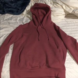 Burgundy hoodie